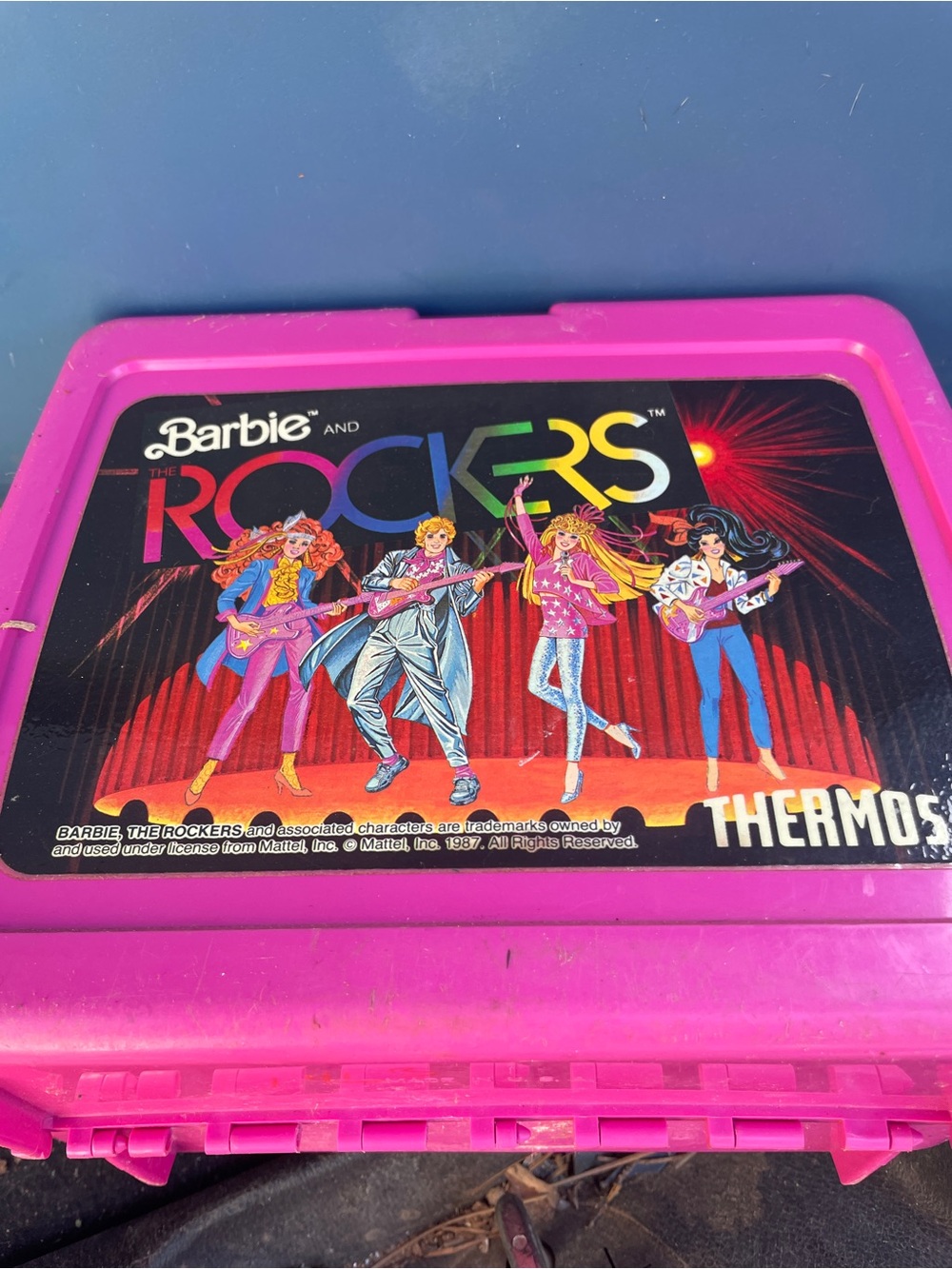 Barbie Pink Rockstar Lunchbox with Colorful Graphic